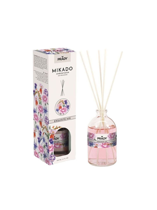 Prady Micado Αρωματικό Χώρου Με Sticks 100ml Exquisite Mix 09664
