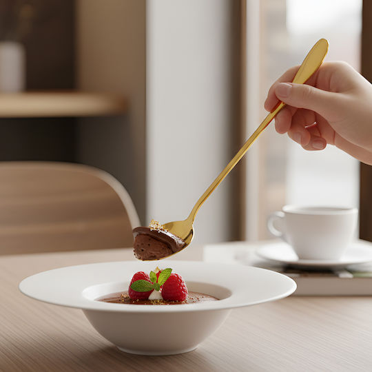 Cheffinger Set 6 Edelstahl Inox Soda Lange Getränke/Limonade Löffel Gold Cheffinger Set 6 Edelstahl Inox Soda Lange Getränke/Limonade Löffel Gold