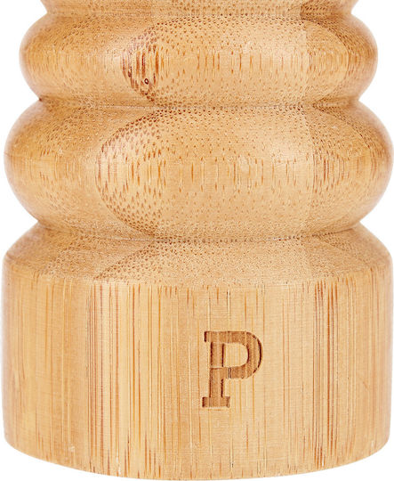 Cheffinger Set 2 Salt Pepper Mills Adjustable Ceramic Grinder Brown Beige