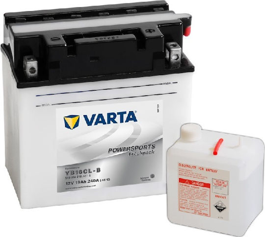Varta Deschis Baterie Motocicleta YB16CL-B cu Capacitatea 19Ah