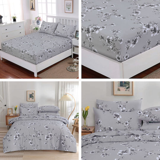 Casa Colori Blossom Pillowcase Set with Envelope Cover Floral 50x70cm.