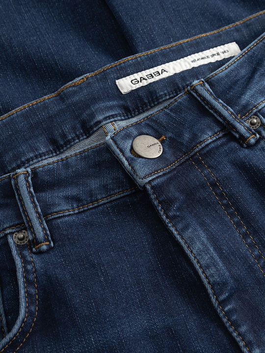 Dhera Ανδρικό Παντελόνι Τζιν Ελαστικό Slim Fit Μπλε