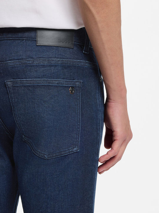 Delaware Herren Jeanshose Elastisch mit Slim Passform Dark Blue