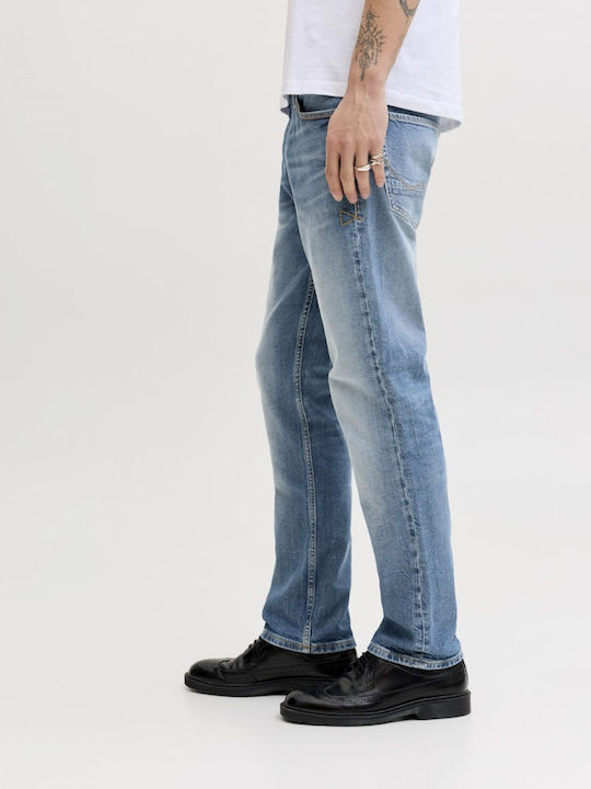 Jack & Jones Ανδρικό Παντελόνι Τζιν Ελαστικό Regular Fit Μπλε