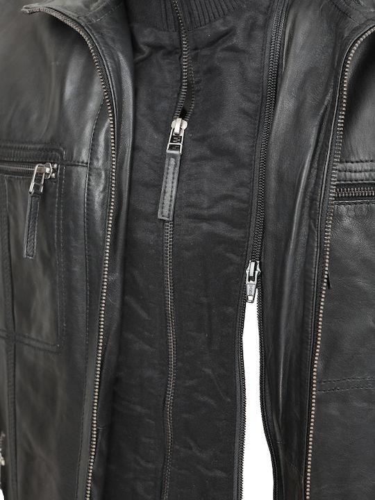 Lederjacke Jacke Black