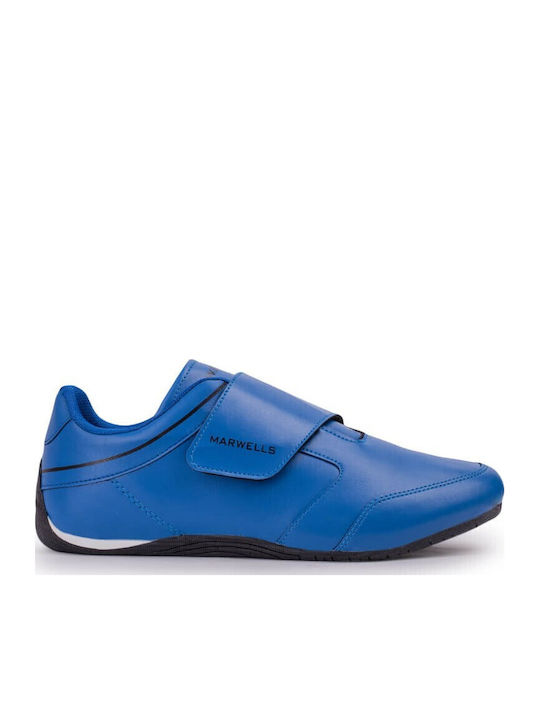 Men's Synthetic Leather Casual Shoes Blue