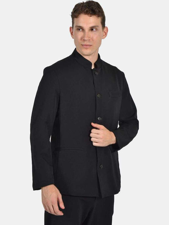 Men's Suit Jacket Slim Fit Black