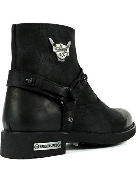 Piele Negru Ghete barbati