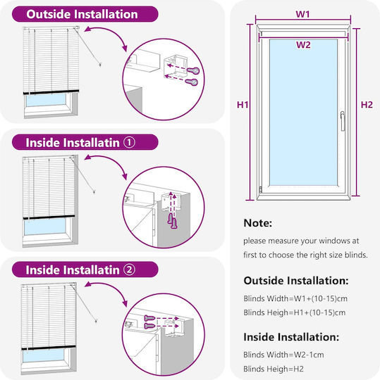 vidaXL Στόρι PVC