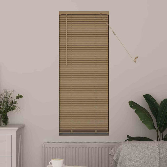vidaXL PVC Blinds in Brown Colour P50xH150cm