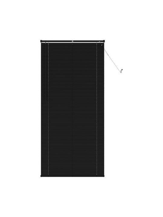 vidaXL Beschattungsrollo PVC in Schwarz Farbe L213xH100cm