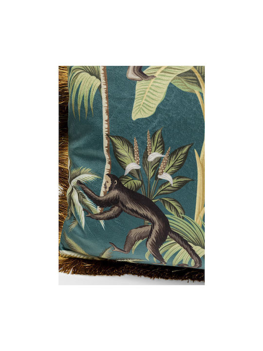 Kare Design Sofa Cushion Jungle Fever Green-Gold 45x45cm