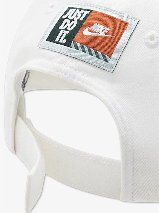 Nike Детска Шапка С Козирка Текстилна 47-011-0026 Бяла