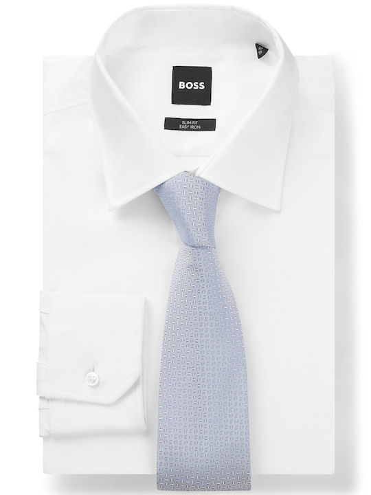 Boss Ανδρική Γραβάτα Μεταξωτή με Σχέδια Boss Ανδρική Γραβάτα Μεταξωτή με Σχέδια