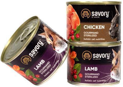 Savory Pet Ξηρά Τροφή για Στειρωμένες Γάτες με Κοτόπουλο 2kg