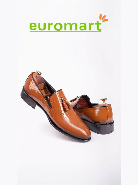 Leder Herren Mokassins in Braun Farbe