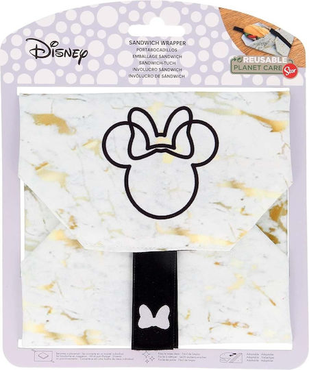 Minnie Mouse Waschbare Frühstücksverpackung Velcro Verschluss Gold