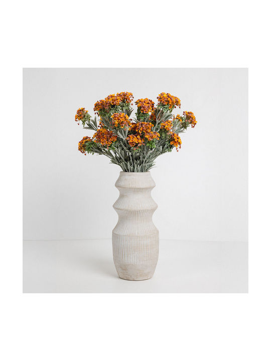 Decorative Artificial Flower Orange 24pcs InTheBox