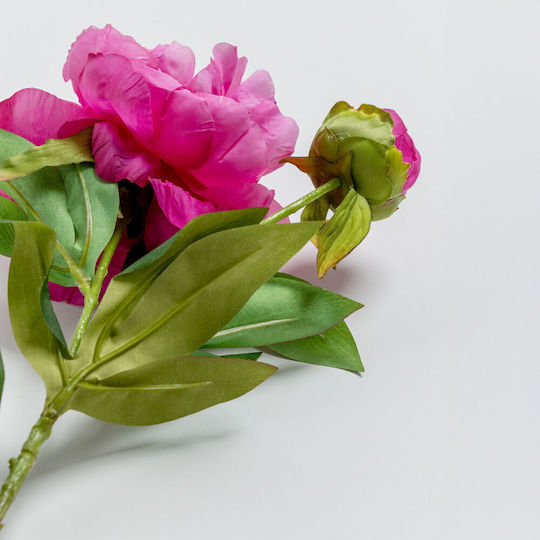 Декоративно изкуствено растение Peony Fuchsia 36бр InTheBox