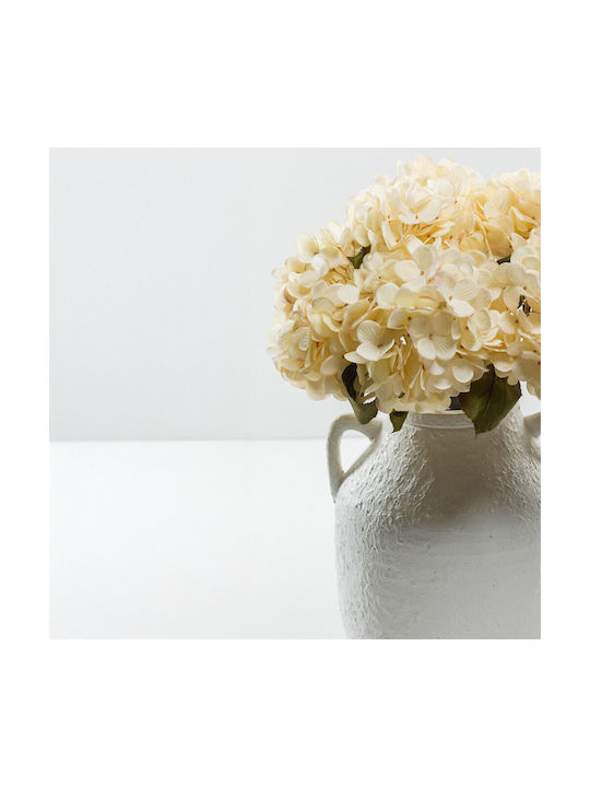 Dekorative künstliche Blume Hortensie Beige 12Stück InTheBox
