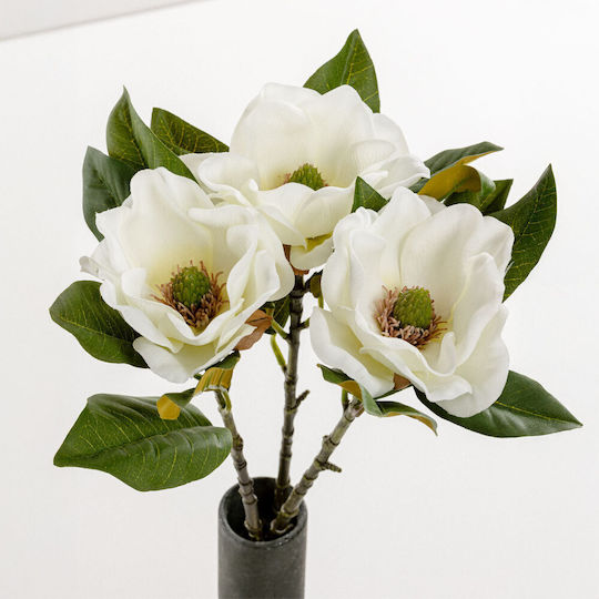 Floare Artificială Decorativă Magnolia Beige 12buc InTheBox