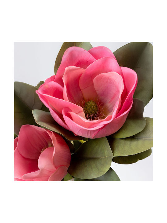 Inthebox Magnolia Artificial Flower 83 Polyester Fuchsia Green 6 Pieces 030930