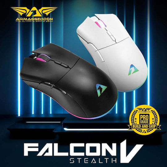 Armaggeddon FALCON V STEALTH RGB Gaming Ποντίκι Λευκό