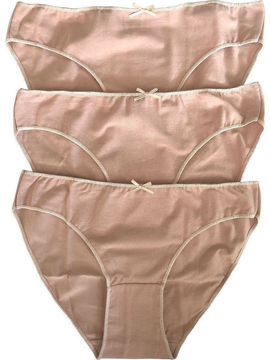 Βαμβακερά Women's Slip 3Pack Lavender
