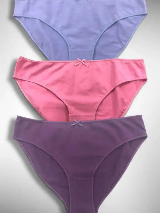 Βαμβακερά Women's Slip 3Pack Lavender
