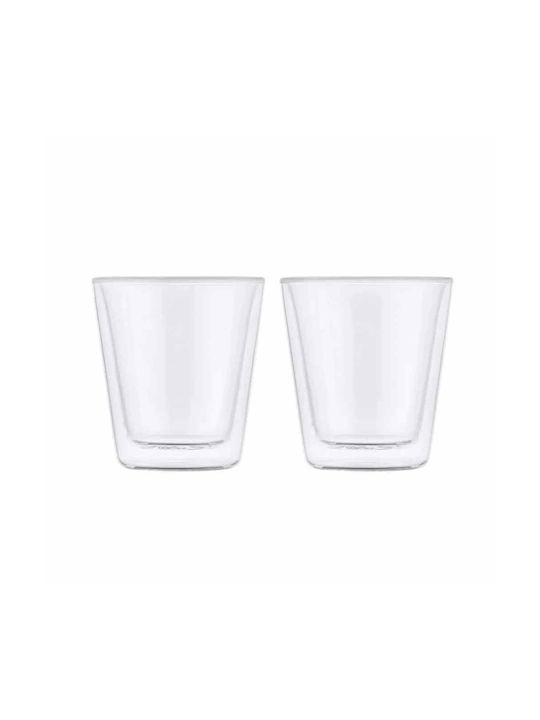 Maxwell & Williams Κούπα Κεραμική Διάφανη 200ml 2τμχ