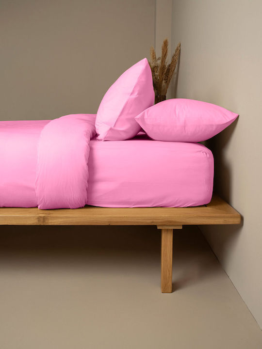 Sunshine Duvet Cover Cotton Single 170x250 Cotton Feelings 112 Fuchsia