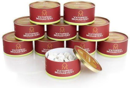 Pure Incense of Mount Athos Old Traditional Recipe 10 X 100g Authentic Product of Vatopedi Monastery Holy Great Monastery Vatopedi 28172 Desert Blossoms