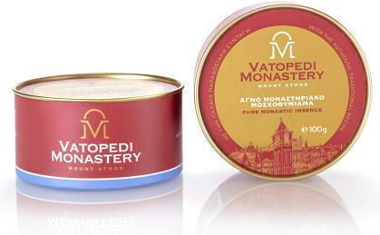 Pure Incense of Mount Athos Old Traditional Recipe 10 X 100g Authentic Product of Vatopedi Monastery Holy Great Monastery Vatopedi 28168 Violet