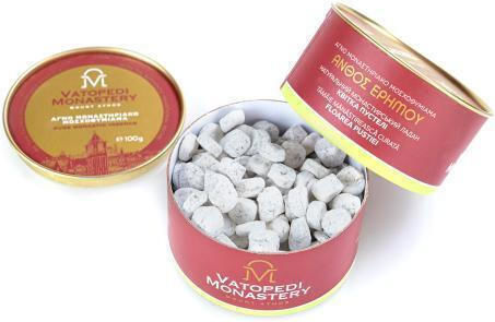Pure Incense of Mount Athos Old Traditional Recipe 100g Authentic Product of Vatopedi Monastery Holy Great Monastery Vatopedi 28147 Athonite Blossoms