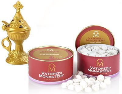 Pure Incense of Mount Athos Old Traditional Recipe 100g Authentic Product of Vatopedi Monastery Holy Great Monastery Vatopedi 28147 Athonite Blossoms