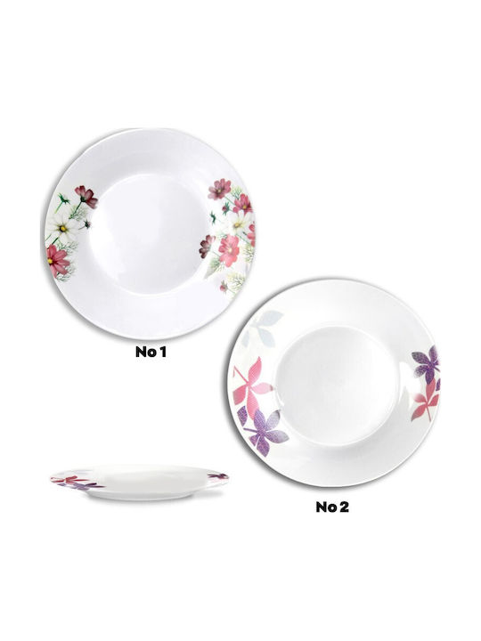Viosarp Plate Shallow made of Porcelain White with Diameter 23cm