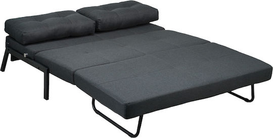 Pakketo Fancy Doppelsitzer Sofa Bett Anthrazit 150x92x77cm