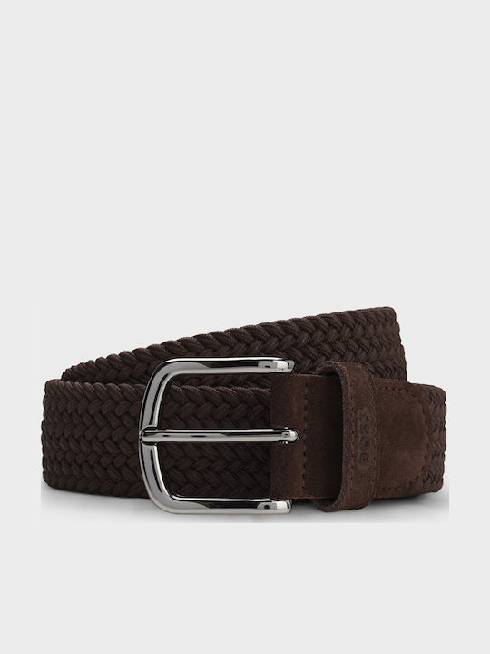 Boss Ανδρική Ζώνη Dark Brown