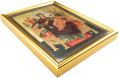Panagia Pantanassa Replica of Miraculous Icon Authentic Product of Vatopedi Monastery Holy Great Monastery Vatopedi 30405000082123 33 X 26 Cm