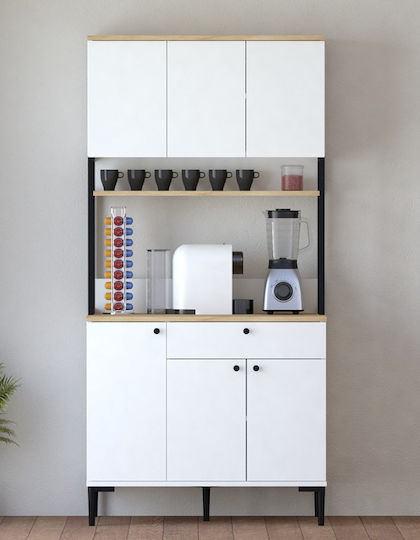 Lenner Coloană de Bucătărie White-sonoma 90x45x184buc