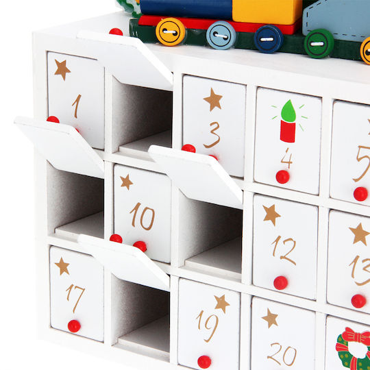 Advent Calendar DIY Ξύλινο
