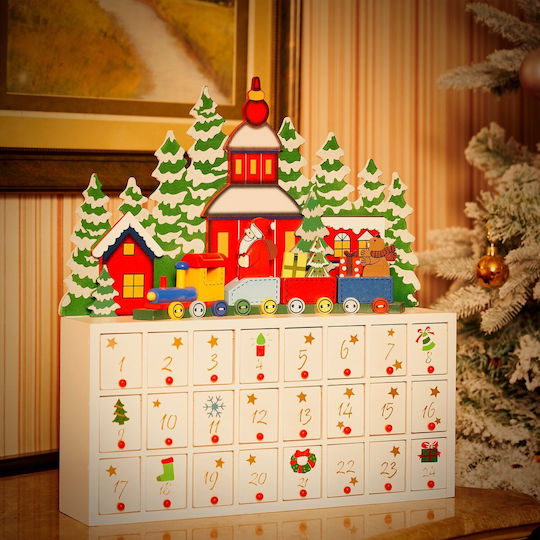 Advent Calendar DIY Ξύλινο