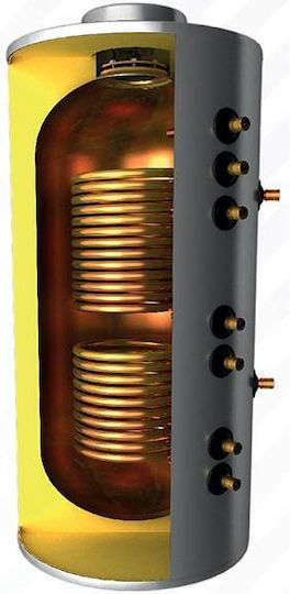 Sonne Χάλκινο Boiler Λεβητοστασίου Χάλκινο 160lt με δύο Εναλλάκτες Τριπλής Ενέργειας