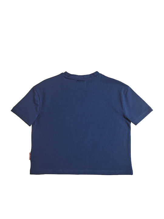 Kinder-Set mit Leggings Sommer 2Stück Blau