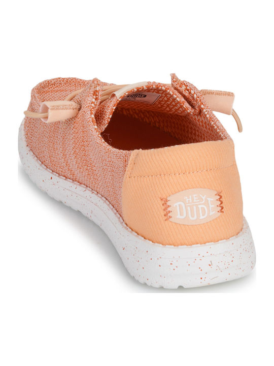 Wendy Women's Moccasins in Orange Color
