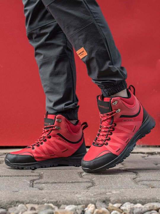 Marwells Men's Hiking Boots Red