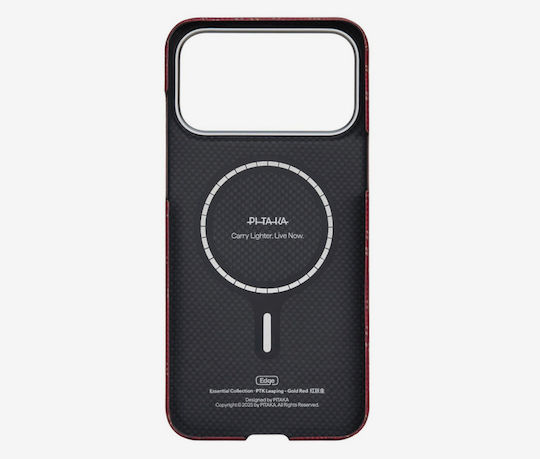 Pitaka Ultra-slim Weaving+ Back Cover Metallic 1mm Gold (iPhone 17 Pro)