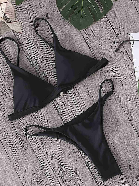 Bikini Slip Μαύρο