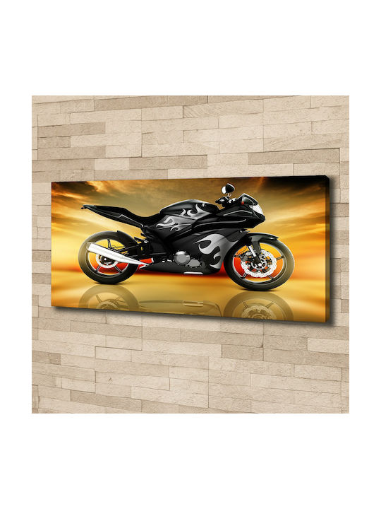 Panou Pânză Decorare Uniformă Interioară Motocicletă 125x50 Cm