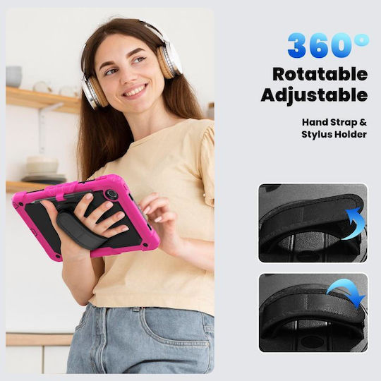 Flip Cover Περιστρεφόμενη Ροζ (Lenovo Tab M11, Xiaoxin Pad 2024)